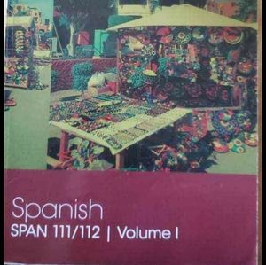College Spanish 111 and 112 textbook